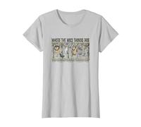 Where The Wild Things are Hang T-Shirt, Women, Silver Grey, 3X-Large