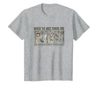 Where The Wild Things are Hang T-Shirt, Youth, Heather Grey, 4T