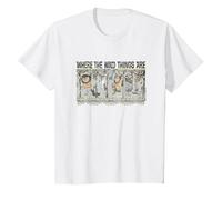 Where The Wild Things are Hang T-Shirt, Youth, White, Medium
