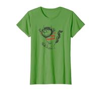 Where The Wild Things are Line Art T-Shirt, Women, Grass Green, Small