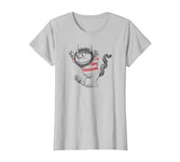 Where The Wild Things are Line Art T-Shirt, Women, Silver Grey, 3X-Large