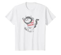 Where The Wild Things are Line Art T-Shirt, Youth, White, 3T