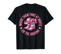 Where Them Fans at Boots On Da Ground Cowgirl Linedance T-Shirt