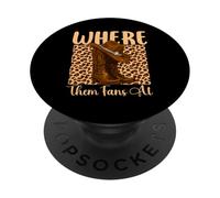 Where Them Fans At - Cowboy Western Cowpoke Country PopSockets Adhesive PopGrip