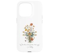 Where there is a love of nature, there is joy - Leo Tolstoy Case for iPhone 15 Pro