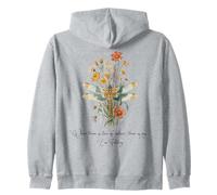 Where there is a love of nature, there is joy - Leo Tolstoy Zip Hoodie