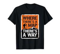 Where There’s A Map There’s A Way Land Surveyor T-Shirt