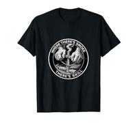 Where There's Smoke There's Skill Bushcraft Fire Outdoor T-Shirt
