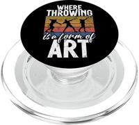 Where Throwing is a form of Art Shot Put PopSockets PopGrip for MagSafe