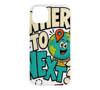 Where to Next? World Traveler Globetrotter Wanderlust Case for iPhone 14 Plus
