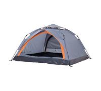 Where Tomorrow Camping Tent Durable and Lightweight Pop Up for 3 People with 2 Entrances 215 x 195 x 120 cm - Grey