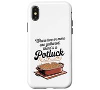 Where Two or More Are Gathered There’s a Potluck Christian Case for iPhone X/XS