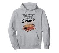 Where Two or More Are Gathered There’s a Potluck Christian Pullover Hoodie