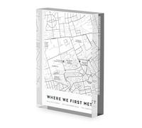 Where We First Met Personalised Map Print of City Custom Acrylic Block Any Location First Date Where It All Began Anniversary Decor Gift (A7 (74mm x 105mm))