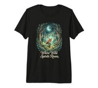Where Wild Spirits Roam Fox Forest Premium T-Shirt
