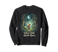 Where Wild Spirits Roam Fox Forest Sweatshirt