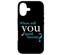 Where Will You Spend Eternity? Christian & Pastor Evangelism Case for iPhone 17