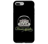 Where Words Fail Music Speaks Retro Headphones Case for iPhone 7 Plus/8 Plus
