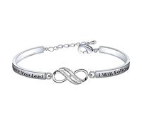Where You Lead I Will Follow Friendship Infinity Bracelet Mother Daughter Jewelry (Where You Lead)