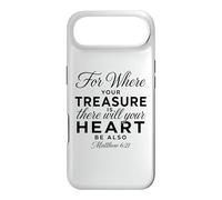 Where Your Treasure Is There Will Be Heart Wise Matthew 6:21 Case for iPhone Air