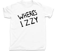 Wheres Izzy T Shirt Stradlin Axl Slash 80s 95s Cotton Men Tee White