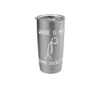 Where's My 10mm Socket? Mechanic Garage Car Guy Stainless Steel Insulated Tumbler