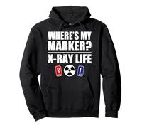 Where's My Marker X-Ray Life Funny Radiology Xray Tech Gifts Pullover Hoodie