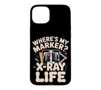 Where's My Marker Xray Life Xray Tech Radiology Case for iPhone 15 Plus