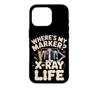 Where's My Marker Xray Life Xray Tech Radiology Case for iPhone 16 Pro