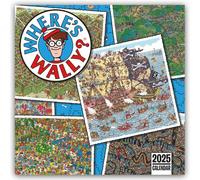 Where's Square Wally Square Wall Calendar 2025