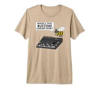 Where's That Buzzing Coming from? Sound Engineer Bee Funny Premium T-Shirt