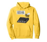 Where's That Buzzing Coming From? Sound Engineer Bee Funny Pullover Hoodie