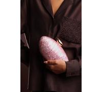 Where's That From 'benna' Marble Acrylic Clutch In Light Pink Light Pink One Size