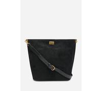 Where's That From Women's 'Fern' Suede Shoulder Bag with Turn Lock in Black Where's That From Black One Size