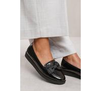 Where's That From 'fionna' Slip On Loafer Slider With Bow Detail In Black Black 5