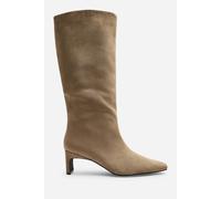 Where's That From Mckinley Knee High Straight Heel Boot In Taupe Taupe