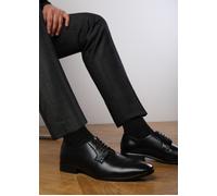 Where's That From Men's 'Elliot' Lace Up Derby Formal Dress Work Shoes in True Black | Size: 7 Where's That From True Black 7