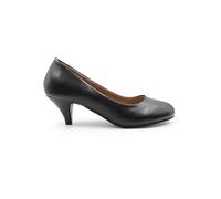 Where's That From Shea Black Low Heel Court Shoes Black