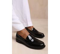 Where's That From Wheres Womens 'Houston' Wide Fit Slip On Loafer - Black - Size 4 Wide Fit (UK Shoe)