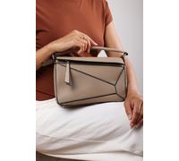 Where's That From Women's 'Abrazo' Geometric Top Handle Bag in Taupe Where's That From Taupe