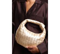 Where's That From Women's 'Aura' Classic Woven Hobo Bag in Gold Where's That From Gold One Size