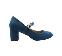 Where's That From Womens/Ladies Araceli Suede Block Heel Mar WM124