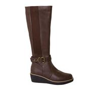 Where's That From Womens/Ladies Ayleen Wedge Knee-High Boots WM291