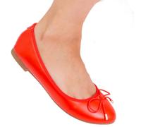 Where's That From Womens/Ladies Bexley Slip-on Flat Pumps7 UK Red WM514