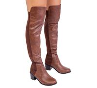 Where's That From Womens/Ladies Britta Faux Leather Mid Heel / N/A N/A WM503