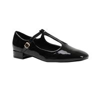 Where's That From Womens/Ladies Cairo Patent Leather T-Bar Buckle Detail WM550