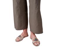 Where's That From Womens/Ladies Cleanse Beaded Eye Flat Sandals WM157