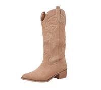 Where's That From Womens/Ladies Desert Embroidered Faux Suede Side Zip WM257