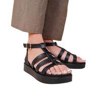 Where's That From Womens/Ladies Dubai Platform Extra Wide Gladiator WM481