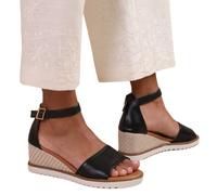 Where's That From Womens/Ladies Dusk Buckle PU Ankle Strap W WM237